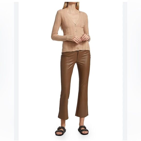 PAIGE Susan Pointelle Cotton & Silk Blend Cardigan - Picture 1 of 13